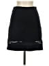 Aqua Solid Black Casual Skirt Size XS - photo 1