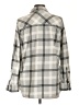 Dictionary 100% Polyester Silver Cardigan Size L - photo 2