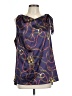 Spiegel Purple Sleeveless Blouse Size L - photo 1