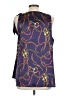 Spiegel Purple Sleeveless Blouse Size L - photo 2