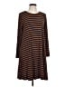 Old Navy Stripes Brown Casual Dress Size L - photo 1