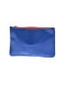 Unbranded 100% Leather Blue Makeup Bag One size - photo 1