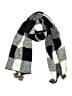 Unbranded Checkered-gingham Black Scarf One size - photo 1