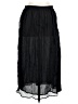 Zara 100% Polyester Black Casual Skirt Size L - photo 1