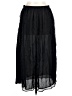 Zara 100% Polyester Black Casual Skirt Size L - photo 2