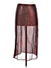 Unbranded Metallic Burgundy Formal Skirt Size S (estimated) - photo 1