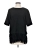 Banana Republic 100% Polyester Black Short Sleeve Top Size S - photo 1
