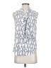 Ann Taylor 100% Polyester White Sleeveless Blouse Size XS - photo 1