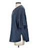 Millibon Blue 3/4 Sleeve Button-Down Shirt Size S - photo 5