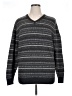 Assorted Brands Stripes Gray Pullover Sweater Size XL (estimated) - photo 1