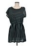 Ailes Stripes Teal Casual Dress Size M - photo 1