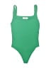 Babaton Solid Green One Piece Swimsuit Size XS - photo 1