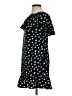Merona 100% Polyester Polka Dots Black Casual Dress Size XS - photo 5