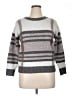 Evri Stripes Gray Pullover Sweater Size 0X - photo 1