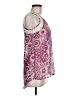 Pink Rose 100% Polyester Burgundy Sleeveless Blouse Size M - photo 4