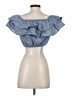Express Blue Sleeveless Blouse Size S - photo 2