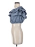 Express Blue Sleeveless Blouse Size S - photo 5