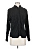 Karen Scott 100% Rayon Black Long Sleeve Button-Down Shirt Size P (petite) - photo 1