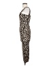 Shein Animal Print Brown Cocktail Dress Size 2 - photo 5
