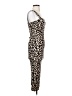 Shein Animal Print Brown Cocktail Dress Size 2 - photo 4