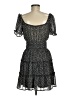 Trixxi 100% Polyester Polka Dots Black Cocktail Dress Size M - photo 2