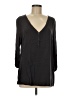 Pleione 100% Rayon Black 3/4 Sleeve Blouse Size M - photo 1