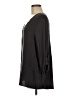 Pleione 100% Rayon Black 3/4 Sleeve Blouse Size M - photo 5