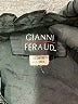 Gianni Feraud Black Short Sleeve Blouse Size 32 - photo 6