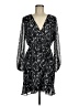 Sam Edelman 100% Polyester Animal Print Black Cocktail Dress Size 6 - photo 1