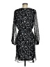 Sam Edelman 100% Polyester Animal Print Black Cocktail Dress Size 6 - photo 2