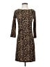 MICHAEL Michael Kors Animal Print Brown Casual Dress Size S - photo 1