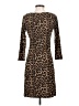 MICHAEL Michael Kors Animal Print Brown Casual Dress Size S - photo 2