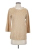 Studio Works Tweed Tan Pullover Sweater Size S - photo 1