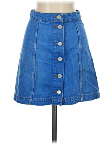Topshop Denim Skirt (view 1)