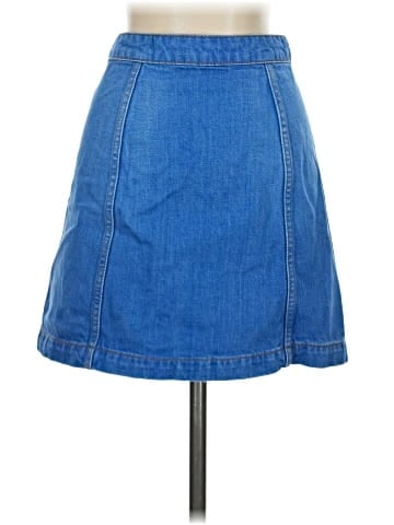 Topshop Denim Skirt (view 2)