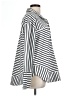 A.P.N.Y. 100% Cotton Stripes Black Silver Long Sleeve Blouse Size L - photo 4