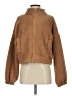 Express 100% Polyester Brown Faux Fur Jacket Size XS - photo 1