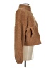 Express 100% Polyester Brown Faux Fur Jacket Size XS - photo 4