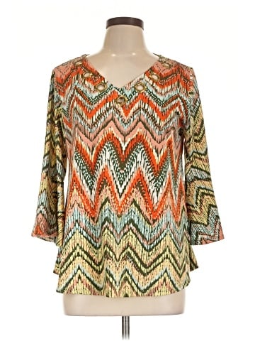 New Directions 3/4 Sleeve Blouse (view 1)