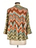 New Directions Orange 3/4 Sleeve Blouse Size L - photo 2