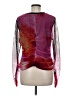 DKNY Graphic Tie-dye Pink Burgundy Long Sleeve T-Shirt Size M - photo 2