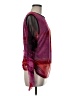 DKNY Graphic Tie-dye Pink Burgundy Long Sleeve T-Shirt Size M - photo 4