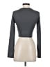 Shein Gray Long Sleeve T-Shirt Size 4 - photo 2