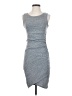 Leith Solid Gray Casual Dress Size S - photo 1