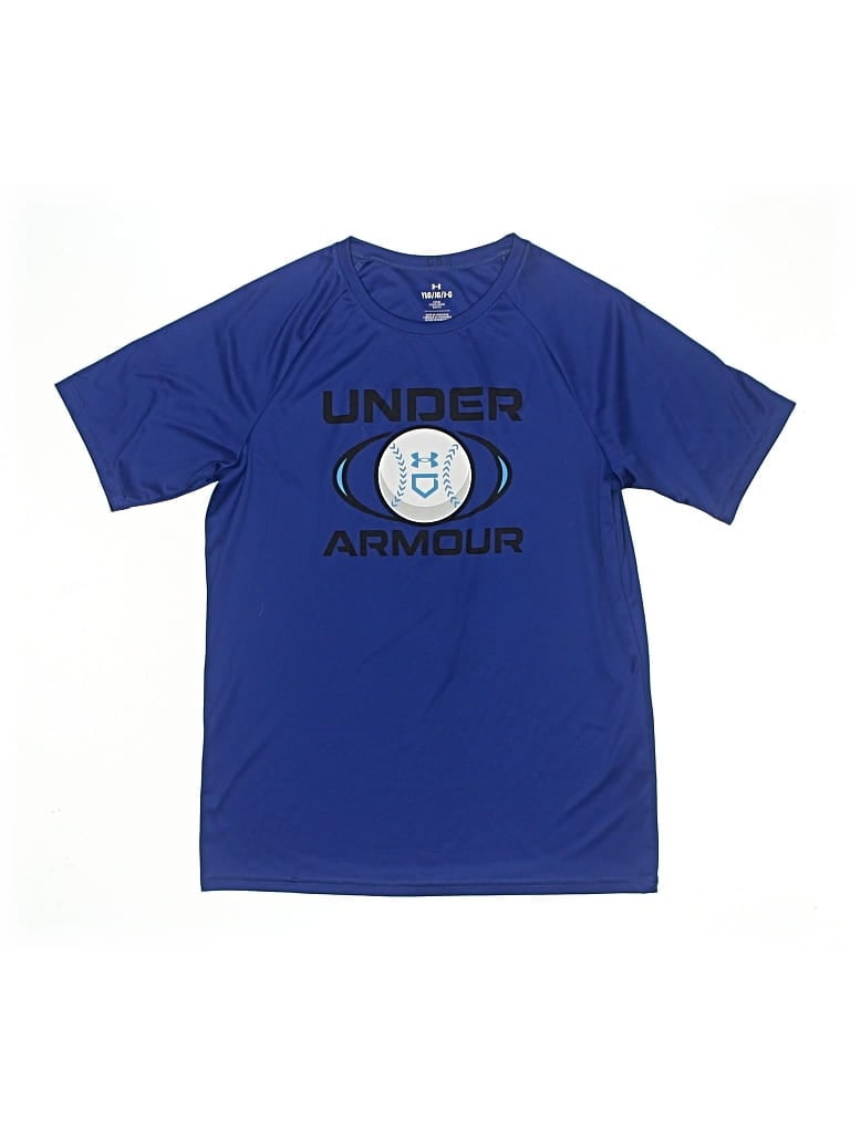 Pre-owned Under Armour Kids' Active T-shirt In Blue