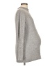 Pink Blush Gray Turtleneck Sweater Size L - photo 4