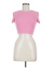 Zara Pink Short Sleeve Turtleneck Size M - photo 1