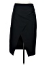 C/MEO Collective 100% Polyester Solid Black Formal Skirt Size M - photo 1