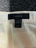 J.Crew Stripes Ivory Formal Skirt Size 0 - photo 4