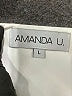 Amanda U. 100% Polyester Paisley Ivory Casual Dress Size L - photo 7